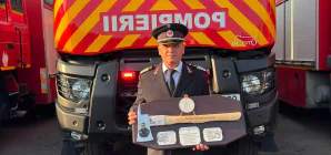 După 20 de ani de misiuni, comandantul de echipaj și conducătorul de autospeciale Constantin Cocuz trece în rezervă