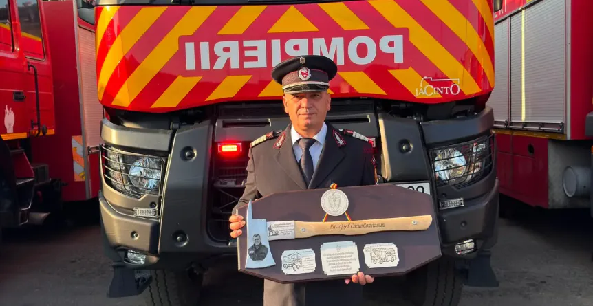 După 20 de ani de misiuni, comandantul de echipaj și conducătorul de autospeciale Constantin Cocuz trece în rezervă