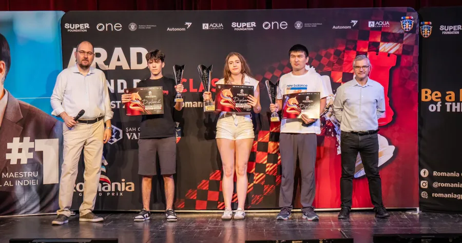 Succes pentru Academia de Șah Maramureș la Arad Open Grand Prix: Sara Șunea, pe primul loc la categoria Open sub 2150 Elo