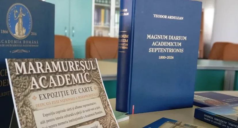 „Maramureșul academic”: Expoziție de carte dedicată Zilei Naționale a Maramureșului la Biblioteca Județeană „Petre Dulfu” Baia Mare