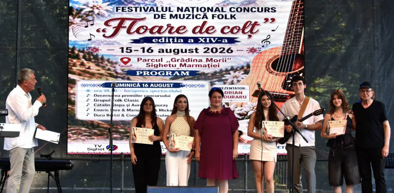 Festivalul Concurs Național „Floare de Colț” de la Sighetu Marmației și-a desemnat câștigătorii