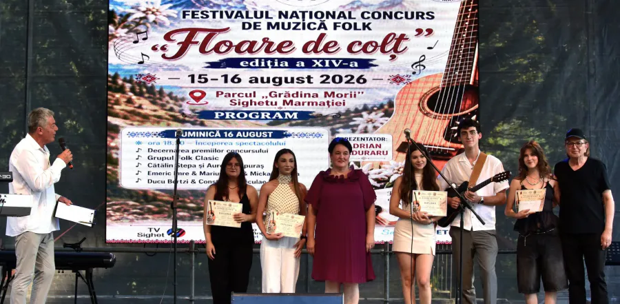 Festivalul Concurs Național „Floare de Colț” de la Sighetu Marmației și-a desemnat câștigătorii