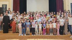 Zeci de copii din tabăra de vară „Vacanță în tinda bisericii” au vizitat Centrul Cultural Pastoral „Sf. Iosif Mărturisitorul” Sighetu Marmației