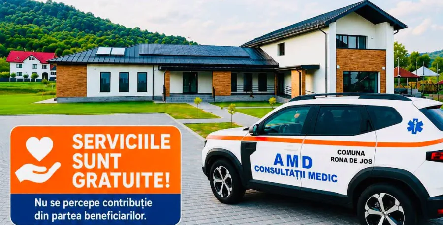 Servicii sociale gratuite pentru persoanele vârstnice din comunele Rona de Jos și Rona de Sus