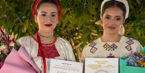 Maramureșencele Victoria Petrenciuc și Patricia Moldovan se întorc cu premii de la Festivalul Concurs ,,Pe deal la Teleormănel”