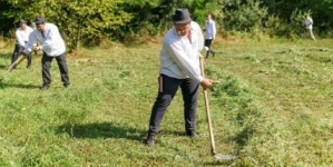 S-a organizat clacă de coasă la Sighetu Marmației