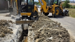 Modernizarea infrastructurii de pe Strada 2 din Tăuții-Măgherăuș avansează
