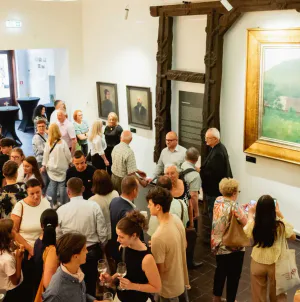 Numeroși vizitatori la expoziția Simon Hollósy de la Sighetu Marmației, unde opt lucrări ale artistului au fost reunite pentru prima dată în România