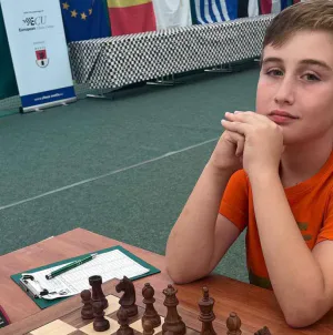 Ștefan Grigorescu de la Academia de Șah Maramureș a obținut argint la Campionatul Uniunii Europene