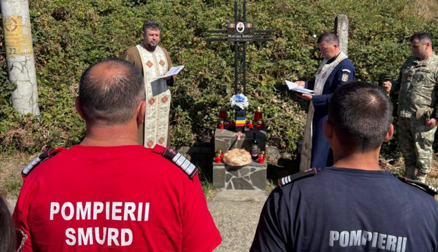 15 ani de la ultima misiune a căpitanului Adrian Marchiș. Pompierii maramureșeni nu l-au uitat