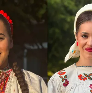 Victoria Petrenciuc și Patricia Moldovan reprezintă Maramureșul la Festivalul-concurs național „Pe deal la Teleormănel”