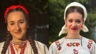 Victoria Petrenciuc și Patricia Moldovan reprezintă Maramureșul la Festivalul-concurs național „Pe deal la Teleormănel”