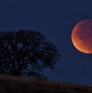 Eclipsă de Lună în această noapte. Fenomenul va fi vizibil și din Maramureș