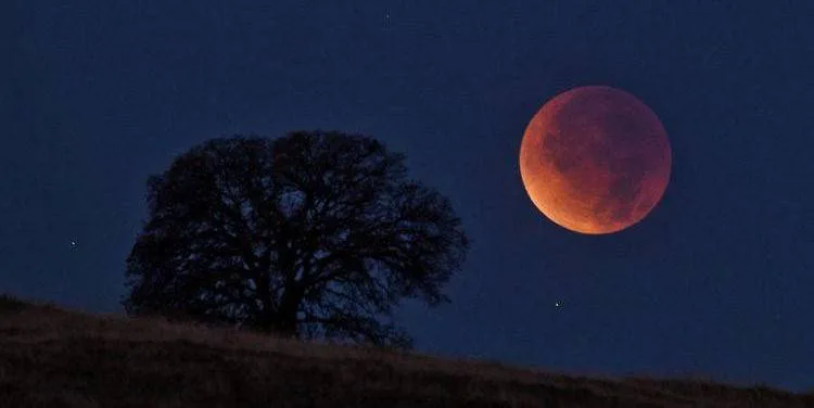 Eclipsă de Lună în această noapte. Fenomenul va fi vizibil și din Maramureș