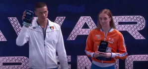 David Popovici a primit oficial distincția pentru cel mai bun înotător european al anului 2025