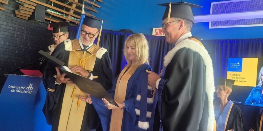 Nadia Comăneci a primit titlul de Doctor Honoris Causa din partea Universității din Montreal