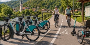 Coridorul Baia Sprie–Chiuzbaia prinde contur. A fost contractat sistemul public de închiriere a bicicletelor