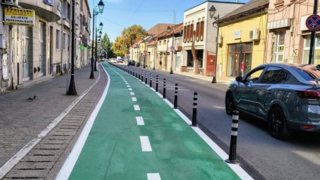 Baia Mare a pus în folosinţă 11,6 kilometri de piste pentru biciclete