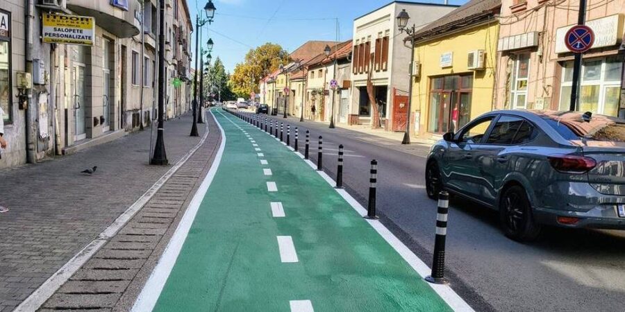 Baia Mare a pus în folosinţă 11,6 kilometri de piste pentru biciclete