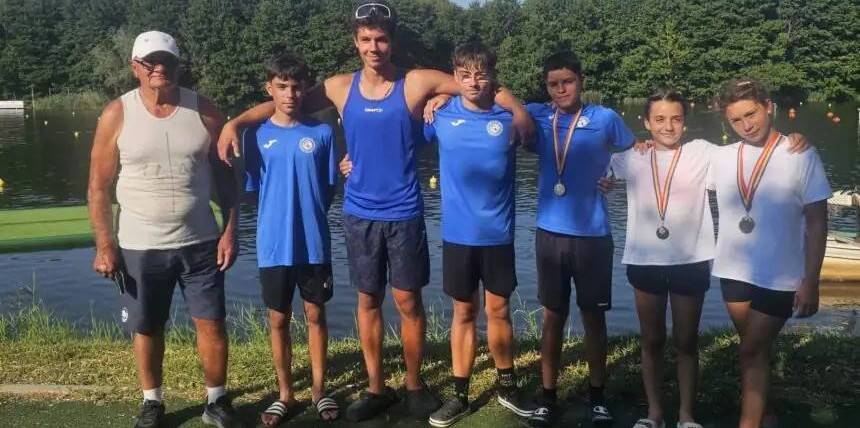 Șase medalii pentru Nautic Maramureș la Naționalele de Viteză de la Bascov