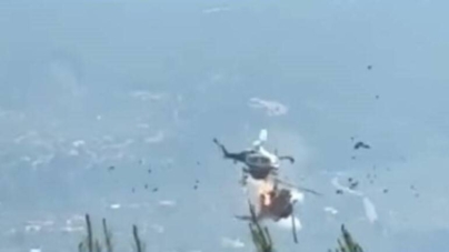 Un pilot român a murit după ciocnirea a două elicoptere care luptau cu incendiile din Grecia