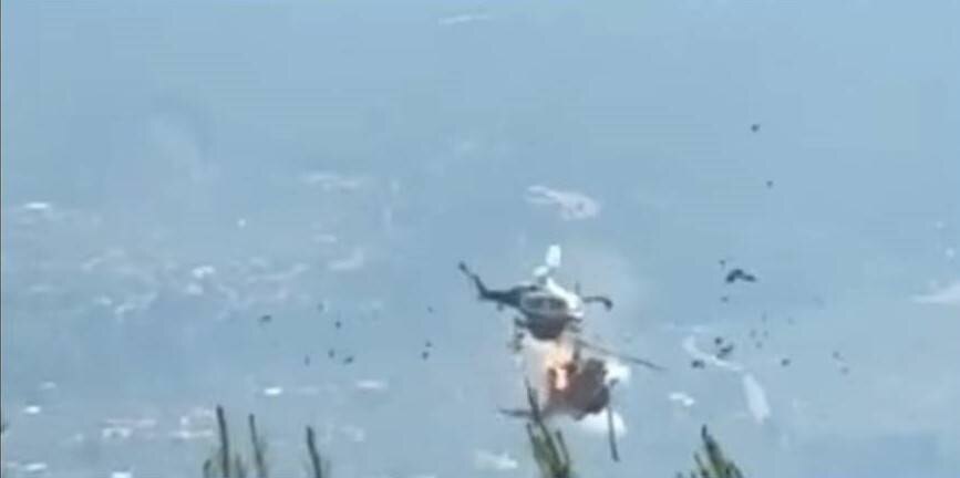 Un pilot român a murit după ciocnirea a două elicoptere care luptau cu incendiile din Grecia