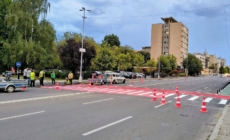 O nouă trecere de pietoni apare lângă Podul de pe Culturii din Baia Mare. Va fi utilă și bicicliștilor
