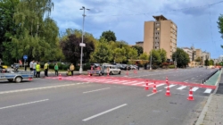 O nouă trecere de pietoni apare lângă Podul de pe Culturii din Baia Mare. Va fi utilă și bicicliștilor