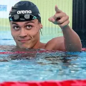 David Popovici, din nou spectaculos: și-a coborât propriul record al Campionatelor Europene la 100 m liber