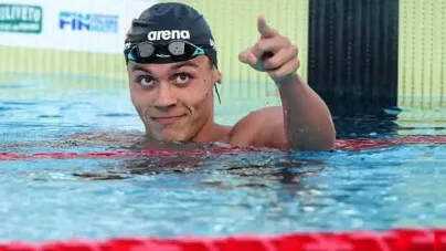 David Popovici, din nou spectaculos: și-a coborât propriul record al Campionatelor Europene la 100 m liber