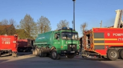 ATENȚIE, la Târgu Lăpuș! Exercițiu al pompierilor pe strada Stadionului. Cetățenii sunt rugați să nu intre în panică