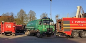 ATENȚIE, la Târgu Lăpuș! Exercițiu al pompierilor pe strada Stadionului. Cetățenii sunt rugați să nu intre în panică