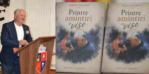 Cartea „Printre amintiri și vise”, semnată de Mircea Paușeniuc, lansată la Casa de Cultură din Fărcașa