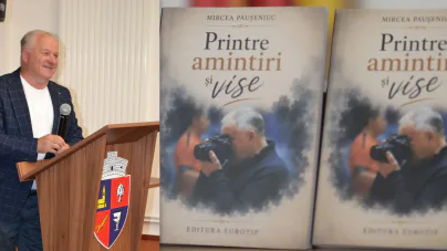 Cartea „Printre amintiri și vise”, semnată de Mircea Paușeniuc, lansată la Casa de Cultură din Fărcașa