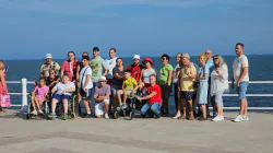 Tabără recreativă la mare pentru 15 persoane cu dizabilități din cadrul Asociației Esperando