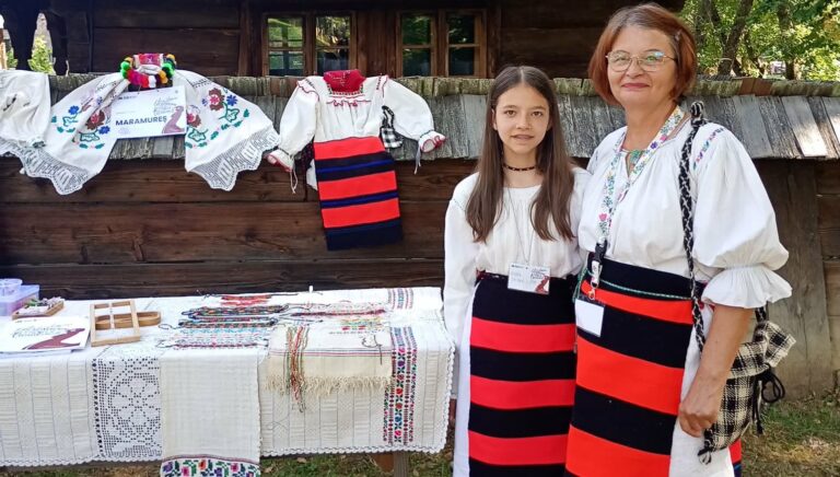 Eleva Mara Șandor a reprezentat cu cinste Maramureșul la faza națională a Olimpiadei „Meșteșuguri artistice tradiționale” de la Sibiu