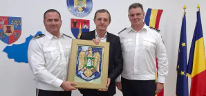 Revedere emoționantă: După 51 de ani, academicianul Ioan-Aurel Pop s-a întors la Poliția de Frontieră din Sighetu Marmației, locul unde a purtat uniforma de grănicer