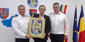Revedere emoționantă: După 51 de ani, academicianul Ioan-Aurel Pop s-a întors la Poliția de Frontieră din Sighetu Marmației, locul unde a purtat uniforma de grănicer