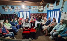 Turiste din Belgia, întâmpinate de găzdoile din Călinești