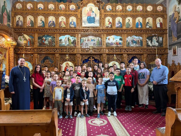 În Parohia Dumbrăvița a avut loc prima ediție a concursului tematic „Fair-play și comuniune: Familia, prima mea echipă”