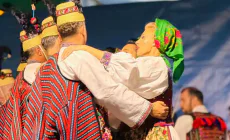 Ansamblul Folcloric Național „Transilvania” a susținut momente deosebite în fața publicului din Măeriște, județul Sălaj