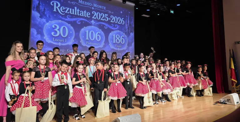 În Baia Sprie a avut loc „Gala Medio Monte”, unde au fost premiate performanțele talentaților dansatori