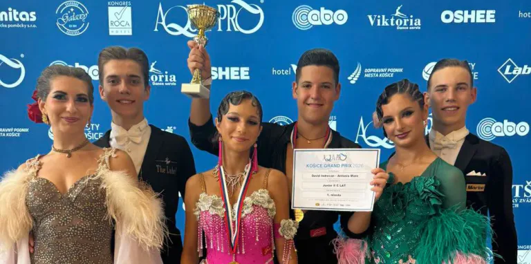 Rezultate foarte bune pentru sportivii de la Galactic Dance Baia Mare la Košice Grand Prix 2026