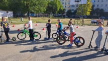 „Parada Micilor Bicicliști” la Școala Gimnazială „Alexandru Ioan Cuza” din Baia Mare