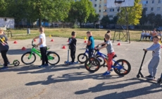 „Parada Micilor Bicicliști” la Școala Gimnazială „Alexandru Ioan Cuza” din Baia Mare