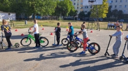 „Parada Micilor Bicicliști” la Școala Gimnazială „Alexandru Ioan Cuza” din Baia Mare