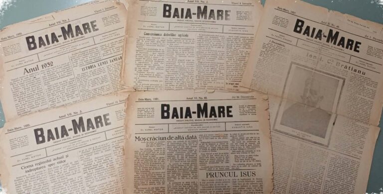 În urmă cu 100 de ani apărea ziarul „Baia Mare”