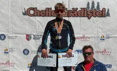 Eduard Eduard Daniel Neamțu de la CSS Baia Sprie, triplu medaliat la Campionatul Național de Schi Role