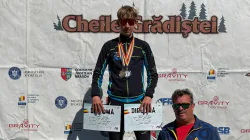 Eduard Eduard Daniel Neamțu de la CSS Baia Sprie, triplu medaliat la Campionatul Național de Schi Role
