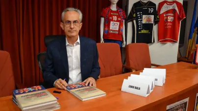 Daniel Kotecz a lansat la Biblioteca Județeană „Petre Dulfu” din Baia Mare un volum dedicat istoriei handbalului feminin maramureșean